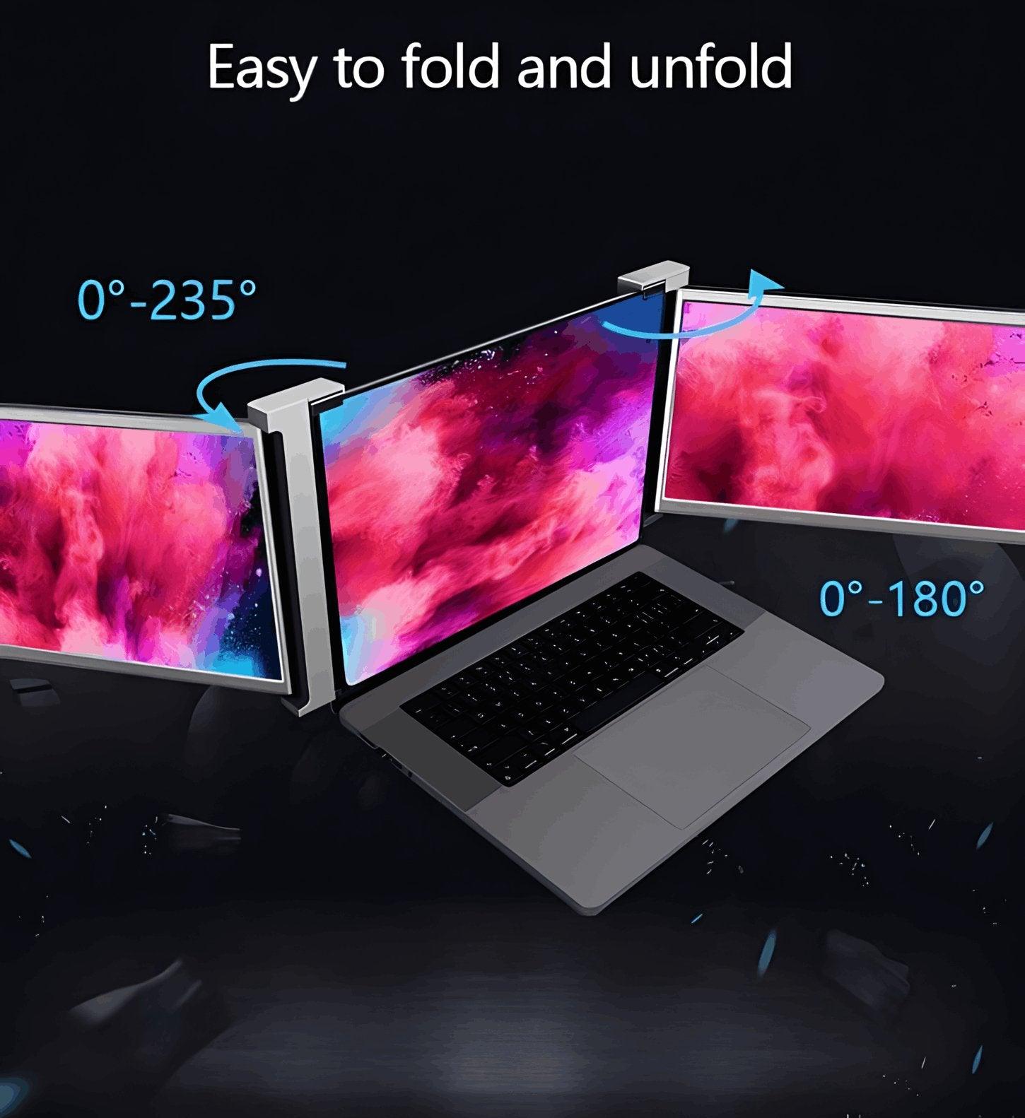 Computer With Tri Monitors 15